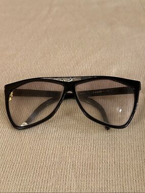Vintage Laura Biagiotti Sunglasses. These oversized, Glasses, 80s-style frames
